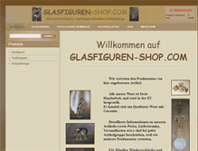 Tablet Screenshot of glasfiguren-shop.com